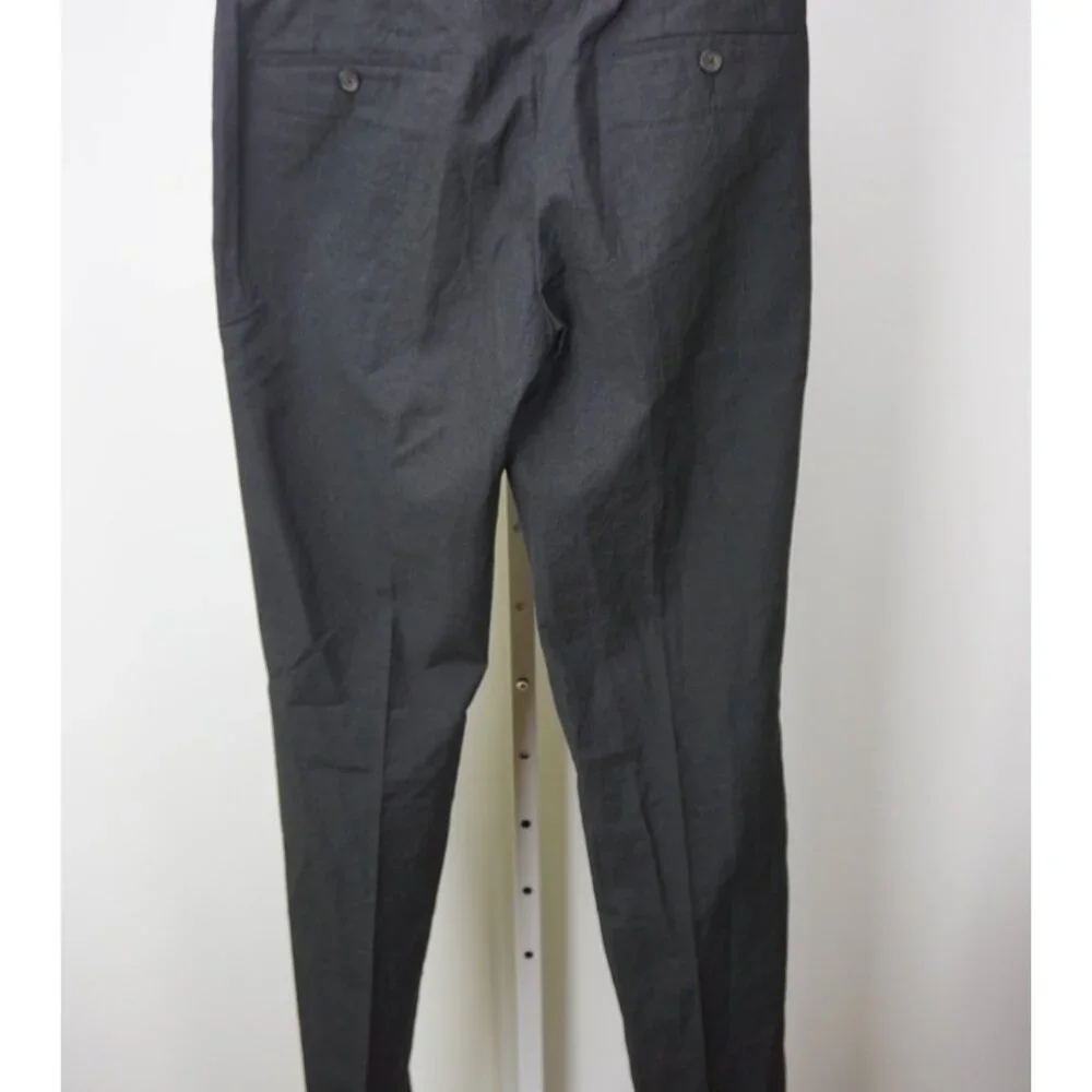John Varvatos Charcoal Mens Wool Pants Sz 46 Brand New